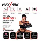 MaxxMMA Gel Glove Neoprene - Pink/Black - Medium