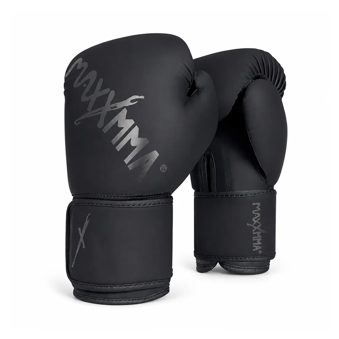 MaxxMMA Classic Boxing Training Gloves - Black - 10oz