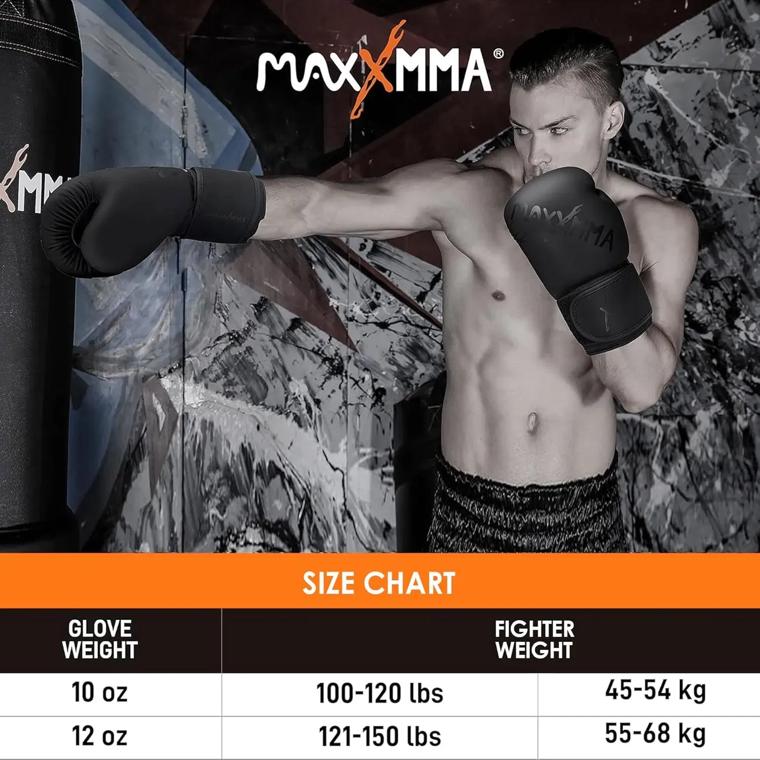MaxxMMA Classic Boxing Training Gloves - Pink - 12oz