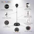 MaxxMMA Speed- Adjustable Freestanding Reflex Bag Kit- Black