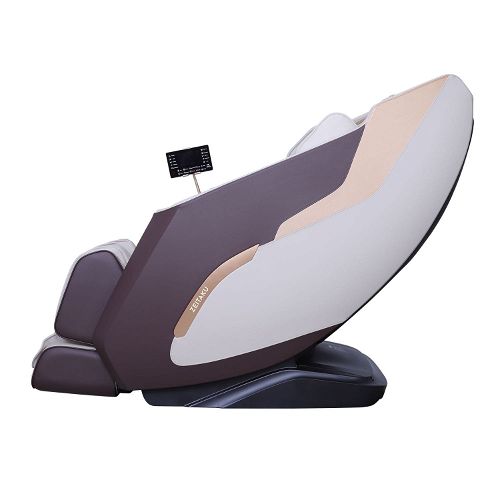 Zeitaku  Yawarakai Full Body 3D Massage Chair With SL Track-Beige-Brown