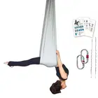 Vox Fitness Yoga Hammock & Swing - Silver Grey