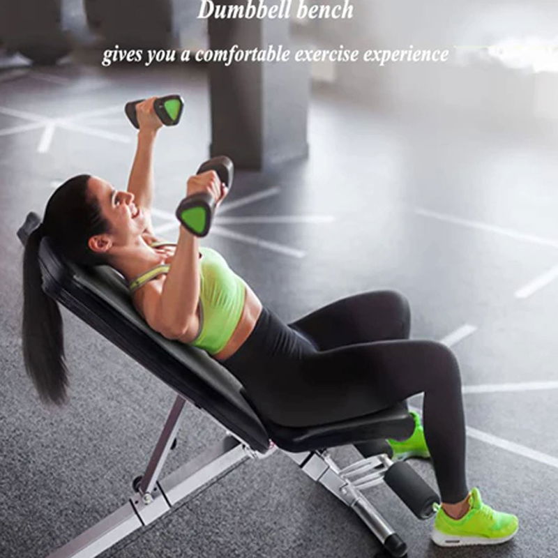 Vox Fitness Adjustable/Folding Utility Weight Bench For Home Gym