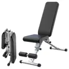 Vox Fitness Adjustable/Folding Utility Weight Bench For Home Gym, Weightlifting And Strength Training