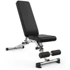 Vox Fitness Adjustable/Folding Utility Weight Bench For Home Gym, Weightlifting And Strength Training