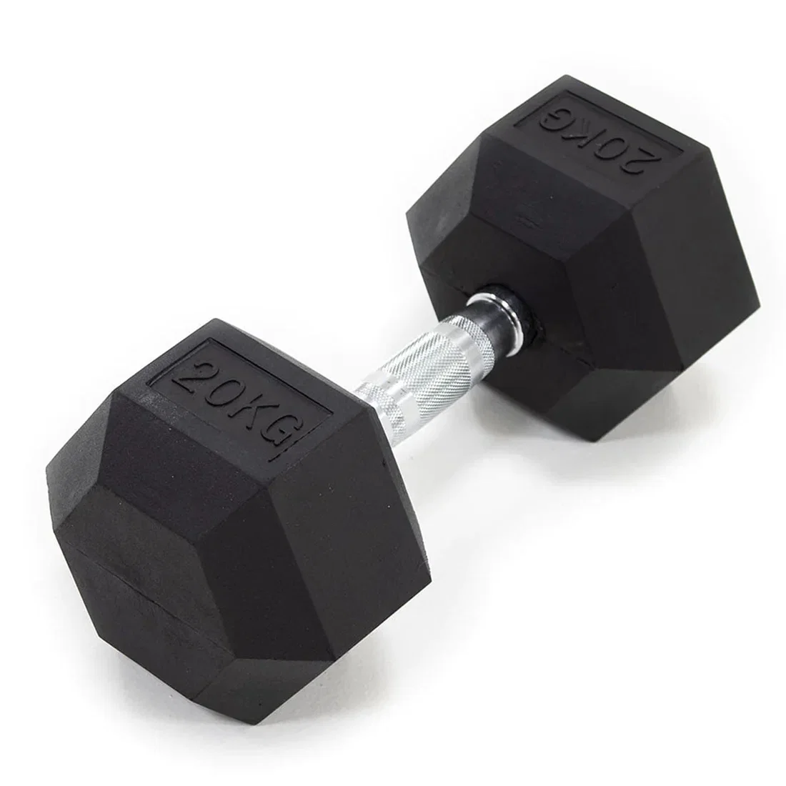 بوركر الدمبل المطاطي السداسي - 2 Kg