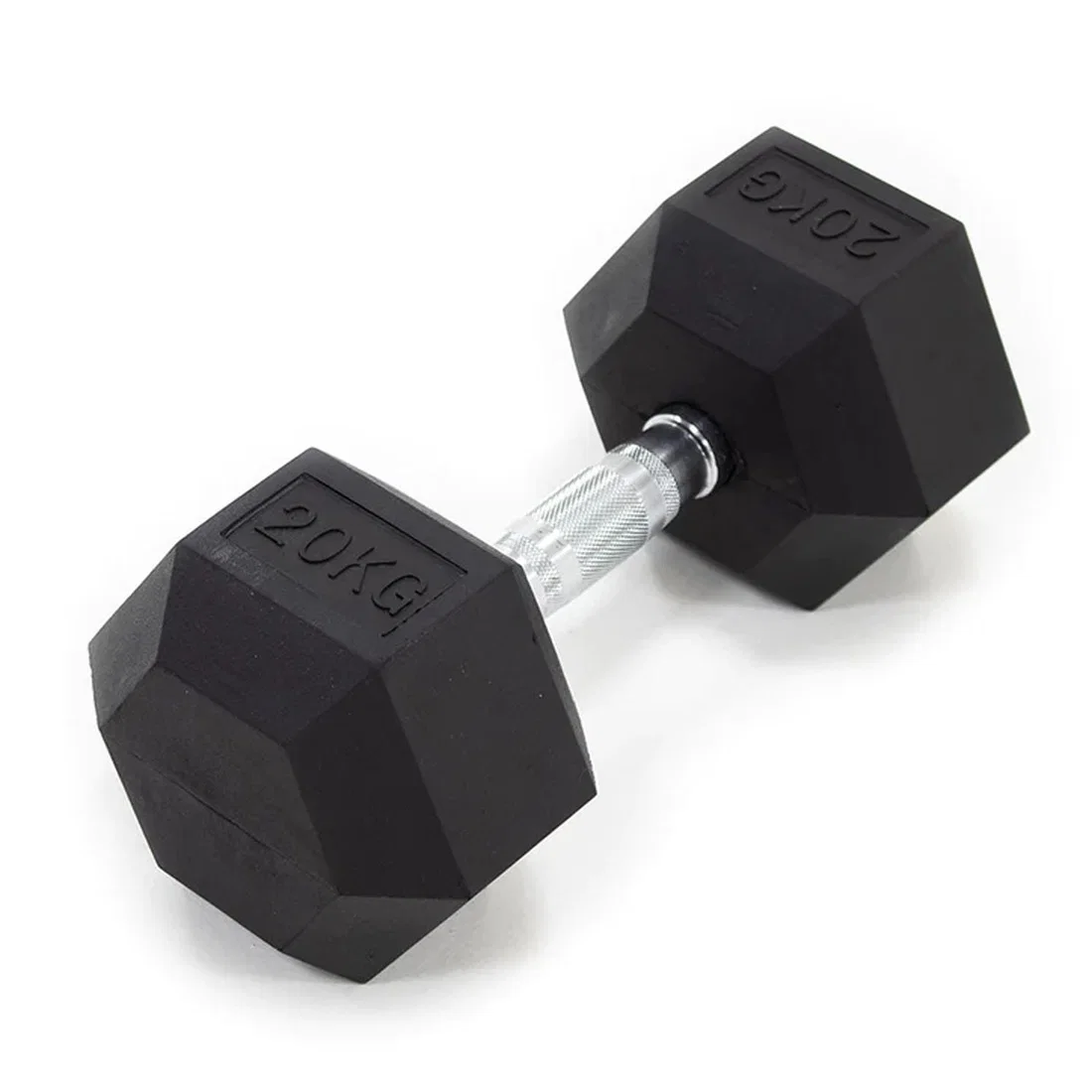 بوركر الدمبل المطاطي السداسي - 20 Kg