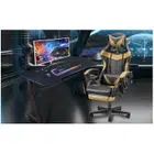 Generic Gaming and Office Chair With Back Support - Gold