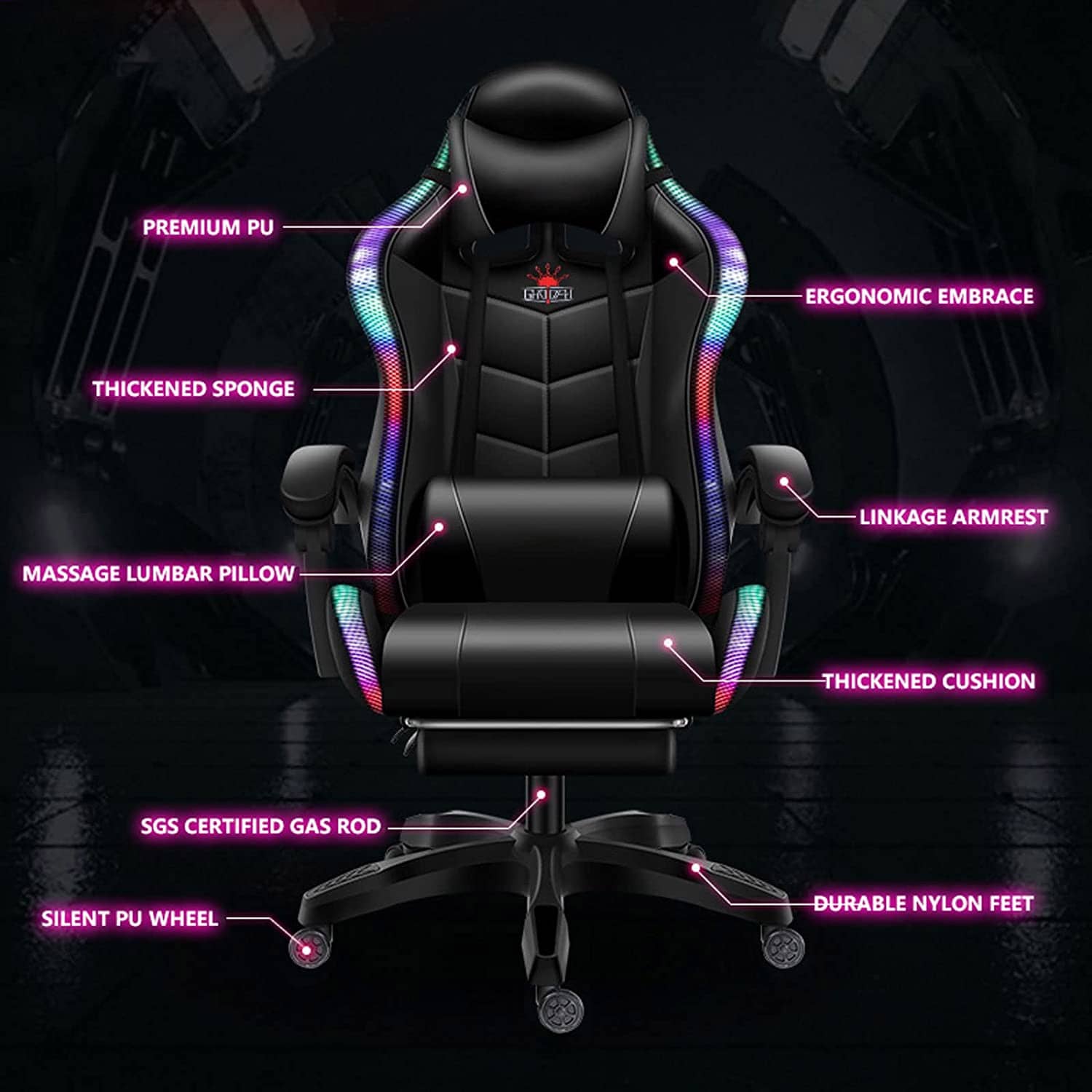 Gaming massage chair online bluetooth