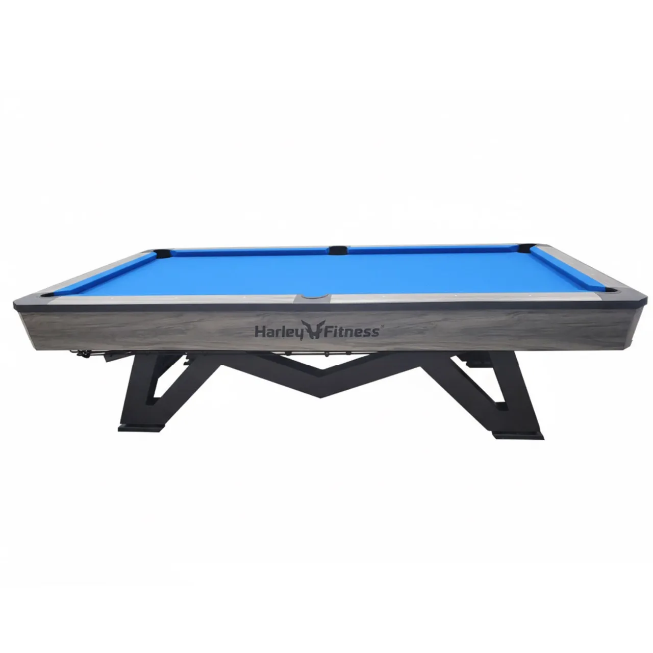Harley Fitness Vantage 9ft Marble Billiard Table - Electric Blue