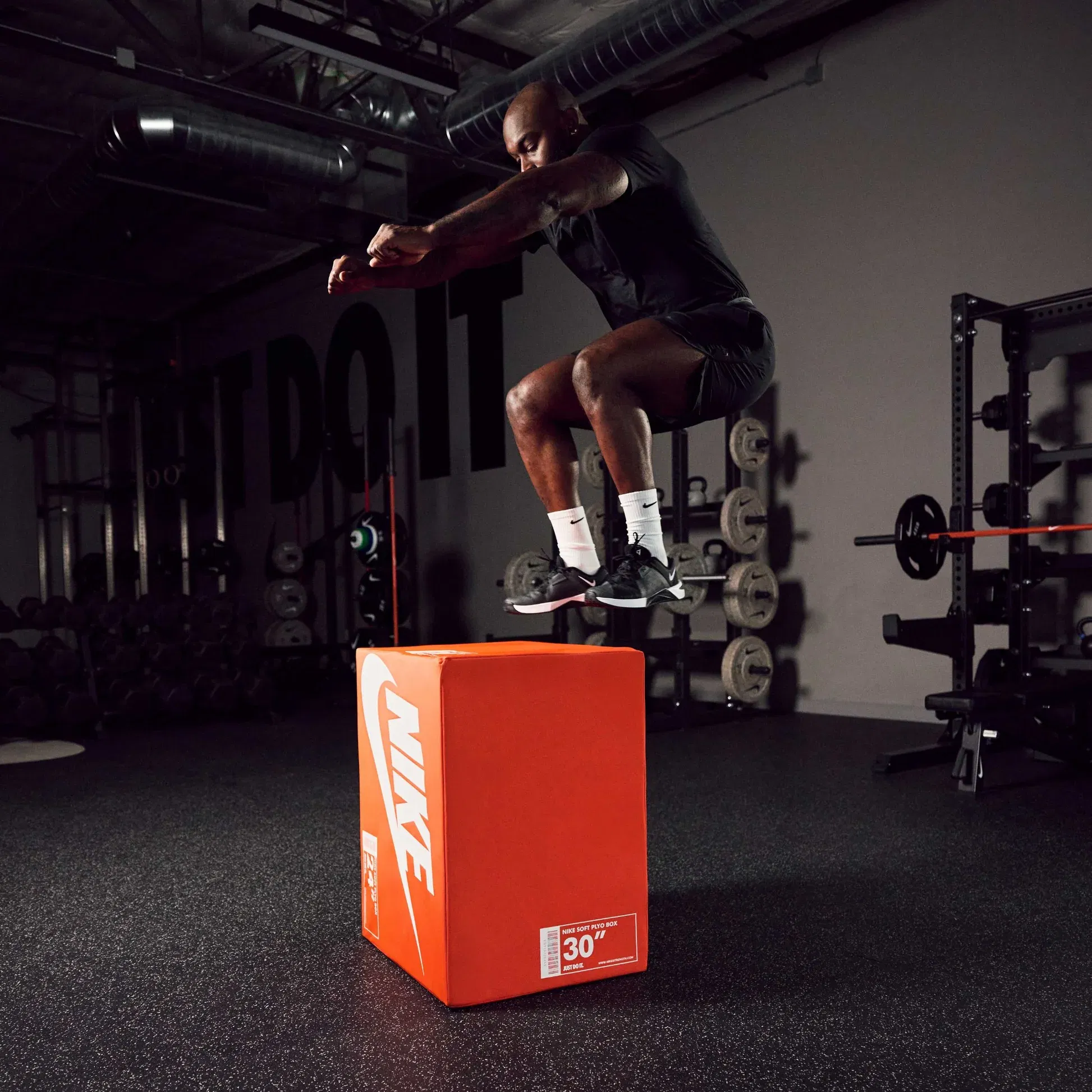 Nike Strength SOFT PLYO BOX- ORANGE/WHITE