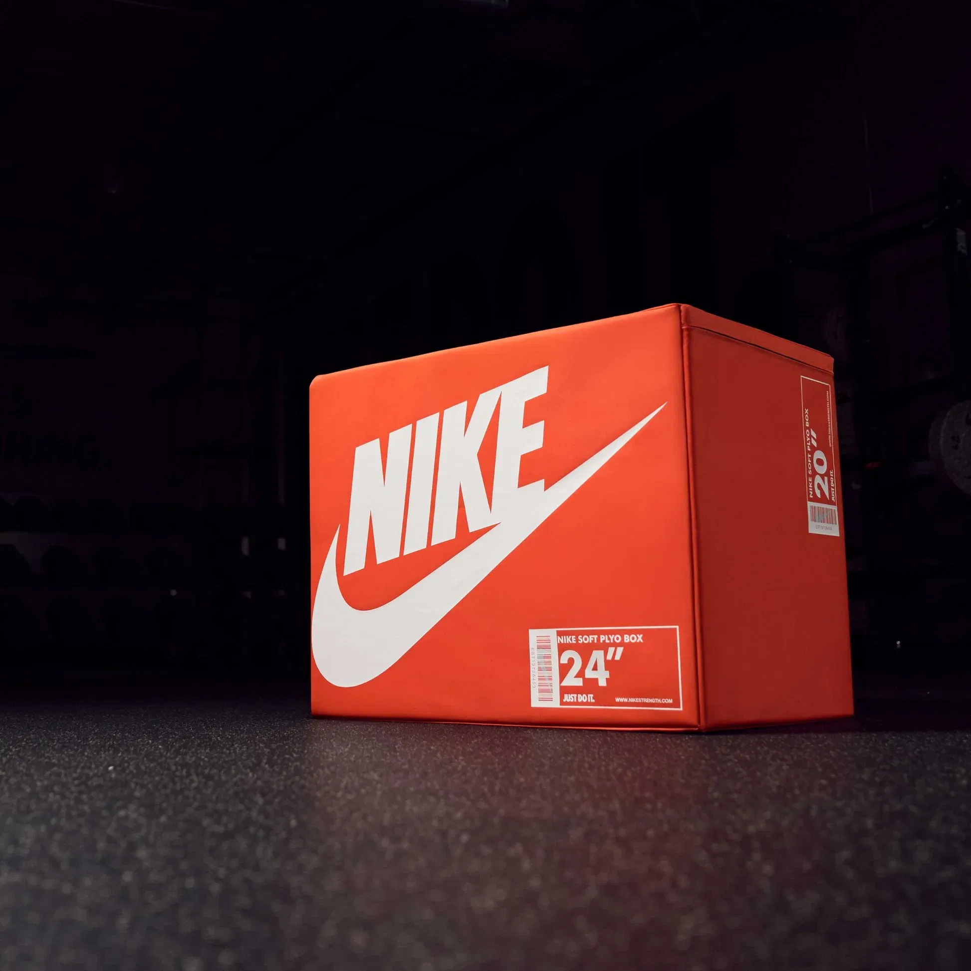 Nike Strength SOFT PLYO BOX- ORANGE/WHITE