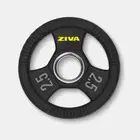 Ziva Performance Rubber Grip Olympic Disc - 2.5 Kg