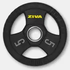 زيفا Performance Rubber Grip Olympic Disc - 5 Kg