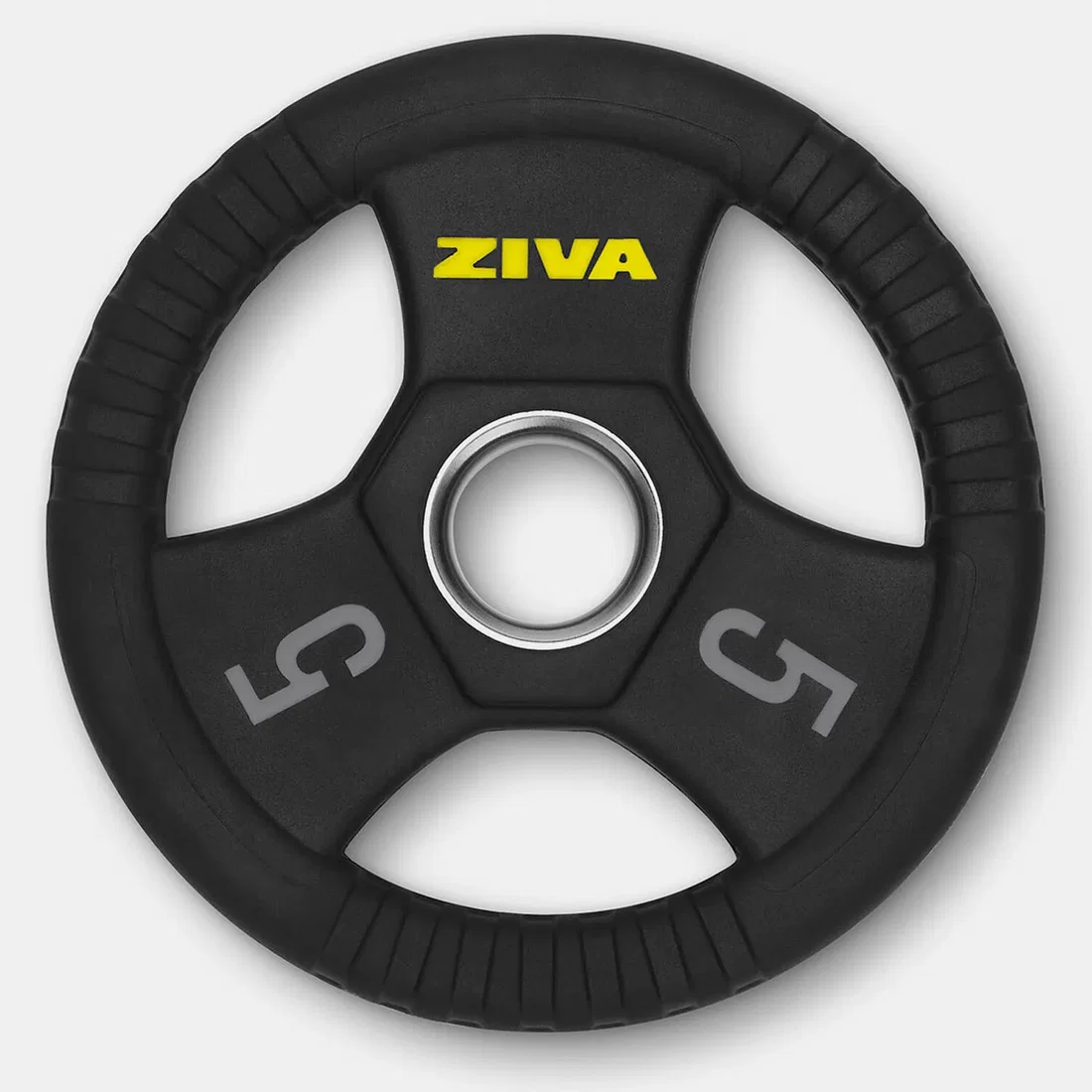 زيفا Performance Rubber Grip Olympic Disc - 5 Kg