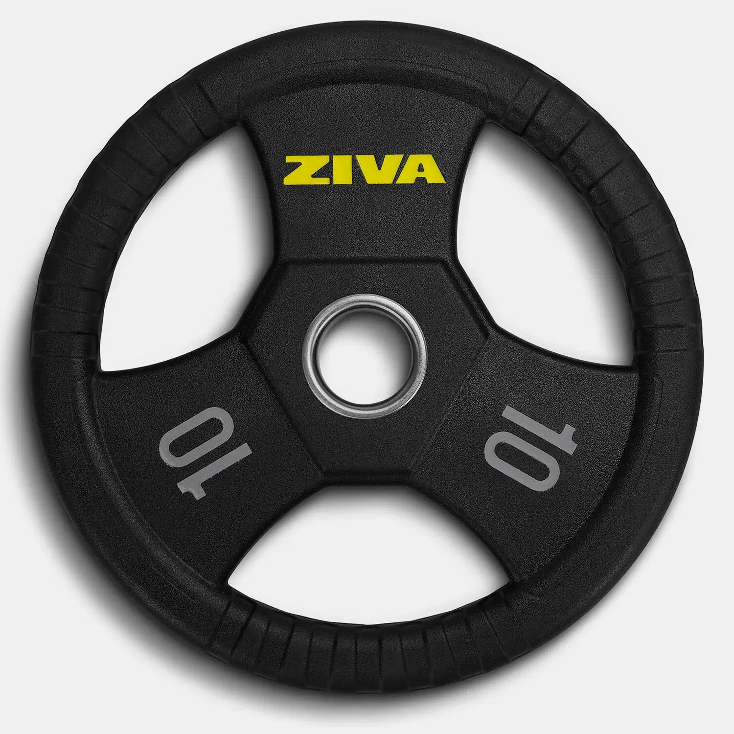 زيفا Performance Rubber Grip Olympic Disc - 10 Kg