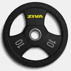 زيفا Performance Rubber Grip Olympic Disc - 10 Kg