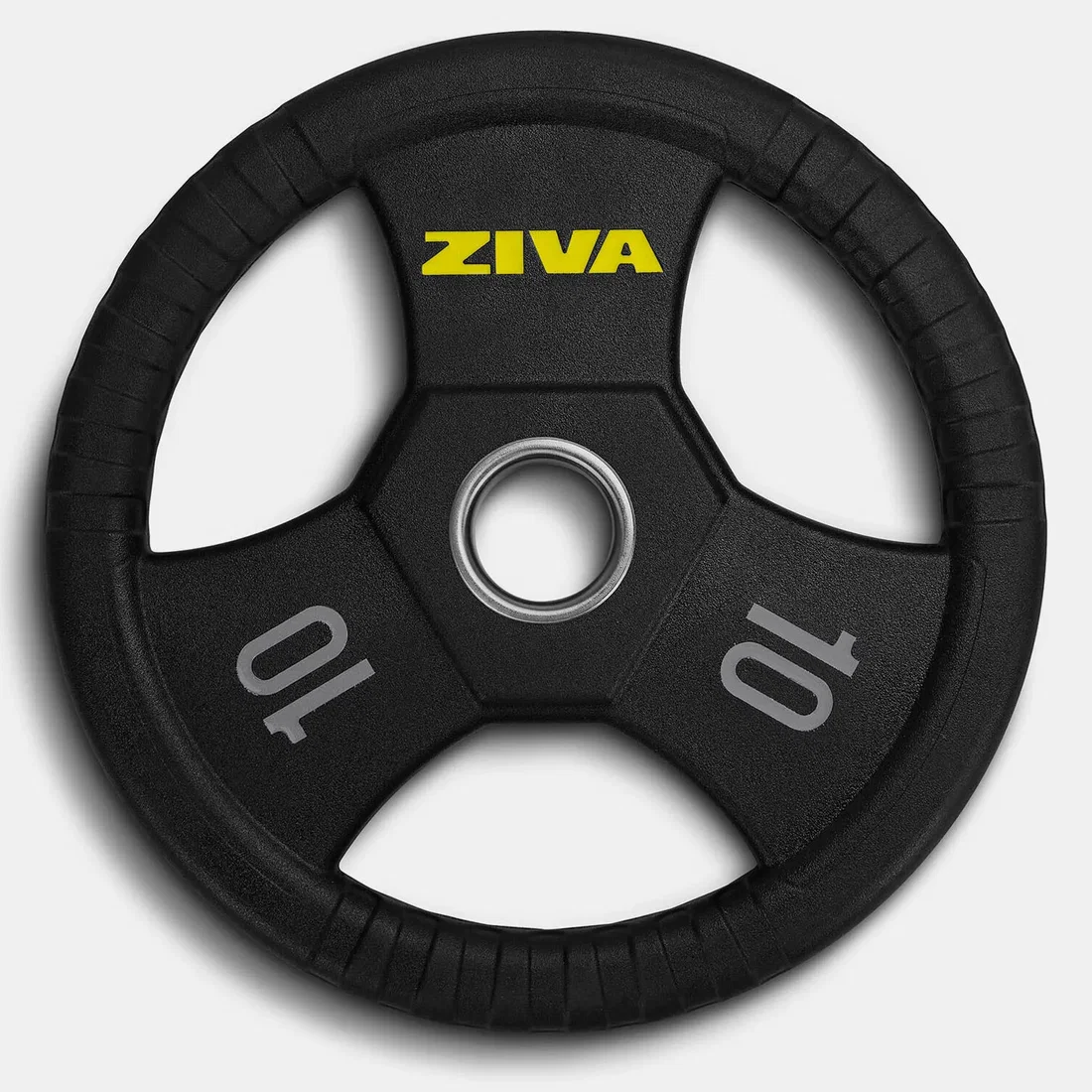 زيفا Performance Rubber Grip Olympic Disc - 10 Kg