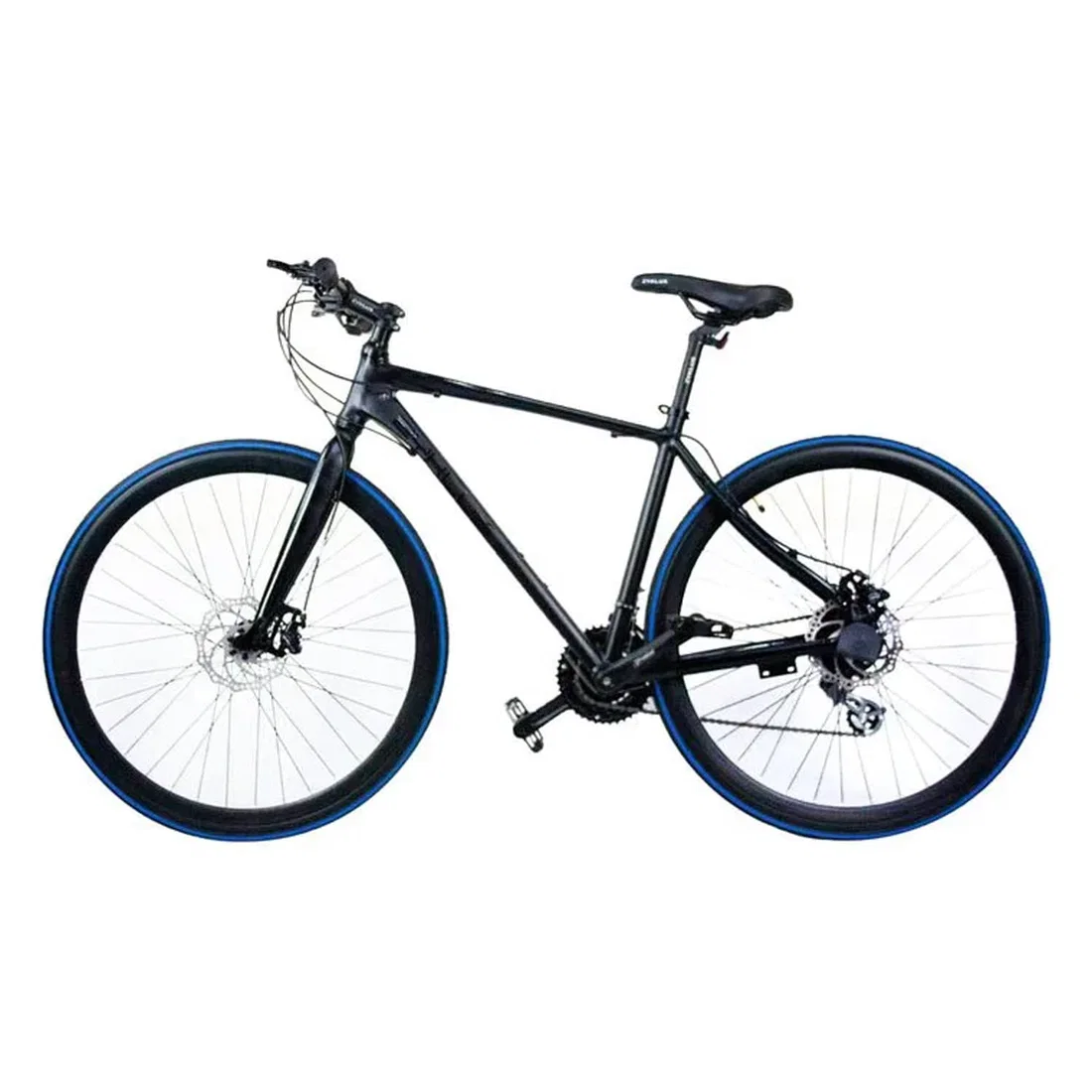 Zyklus Hybrid Bike- 700c - Black/Black