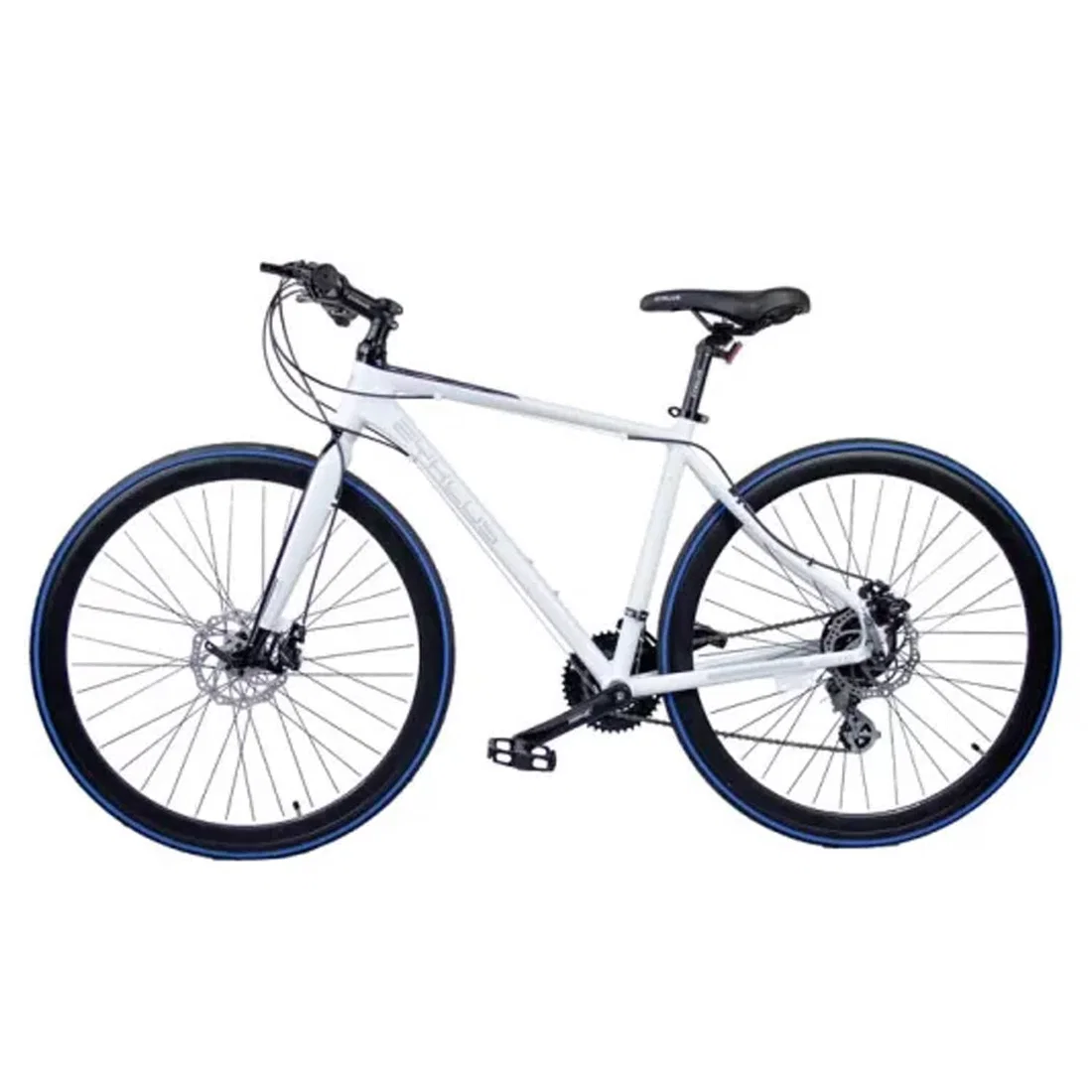Zyklus Hybrid Bike- 700c - White/Black