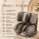 Nourest Zenso Foot, Calf & Leg Massager with Heat and Air Compression - Brown