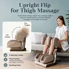 Nourest Zenso Foot, Calf & Leg Massager with Heat and Air Compression - Brown