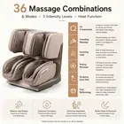 Nourest Zenso Foot, Calf & Leg Massager with Heat and Air Compression - Brown