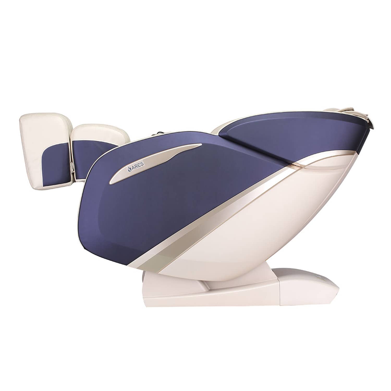 Ares iPremium 4D Full Body Massage Chair - Beige/Blue