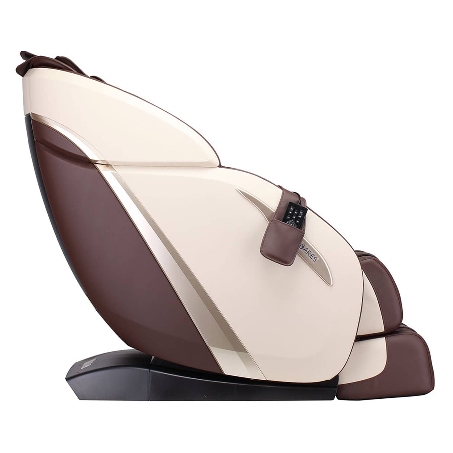 Ares iPremium 4D Full Body Massage Chair - Brown/Beige
