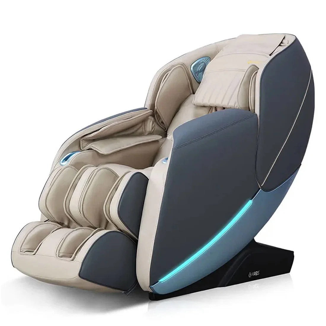 Ares iSmart-2 Full Body Voice Control Massage Chair - Grey-Beige