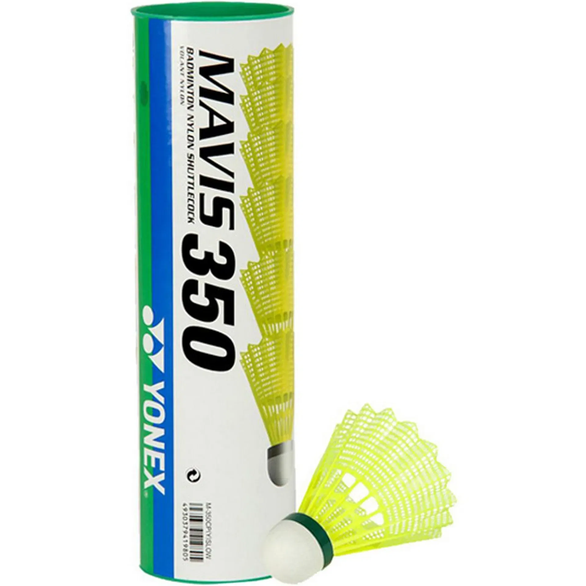 Yonex Mavis 350 Badminton Shuttlecock 6 Pack - Yellow - Slow