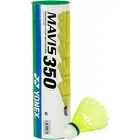 Yonex Mavis 350 Badminton Shuttlecock 6 Pack - Yellow - Slow