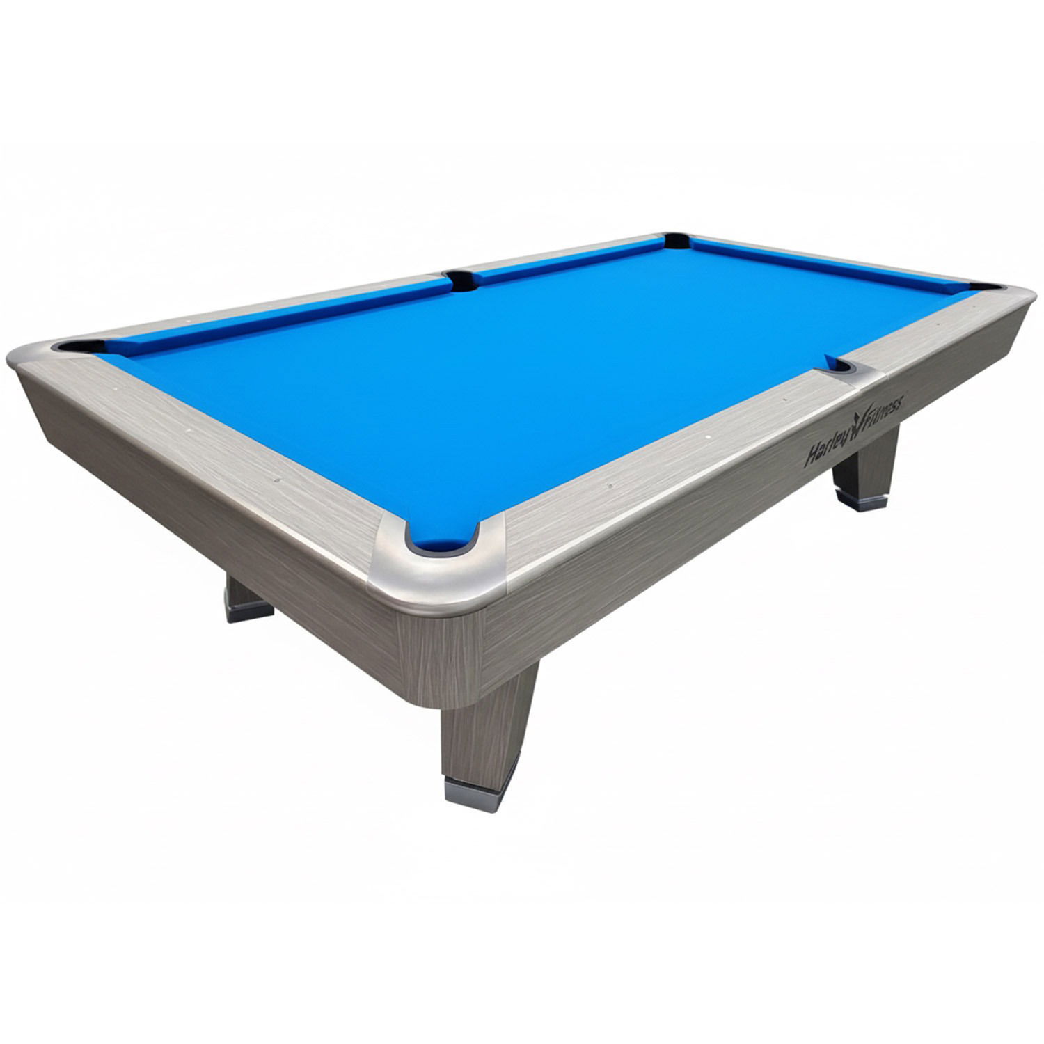 Harley Fitness Vertex 9ft Marble Billiard Table - Blue