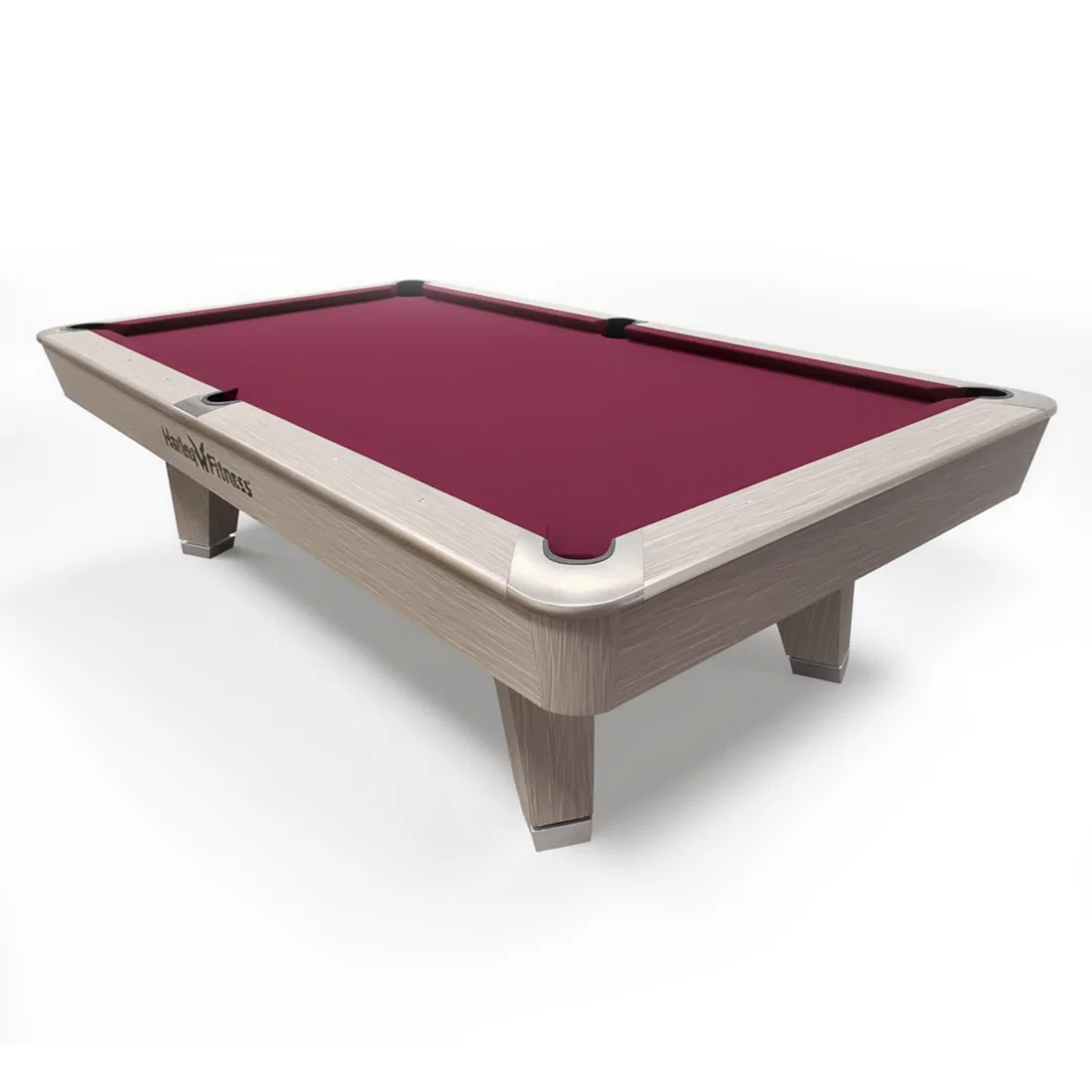Harley Fitness Vertex 9ft Marble Billiard Table - Burgandy