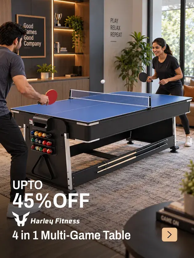 Harley Fitness 4 in 1 Multi-Game Table