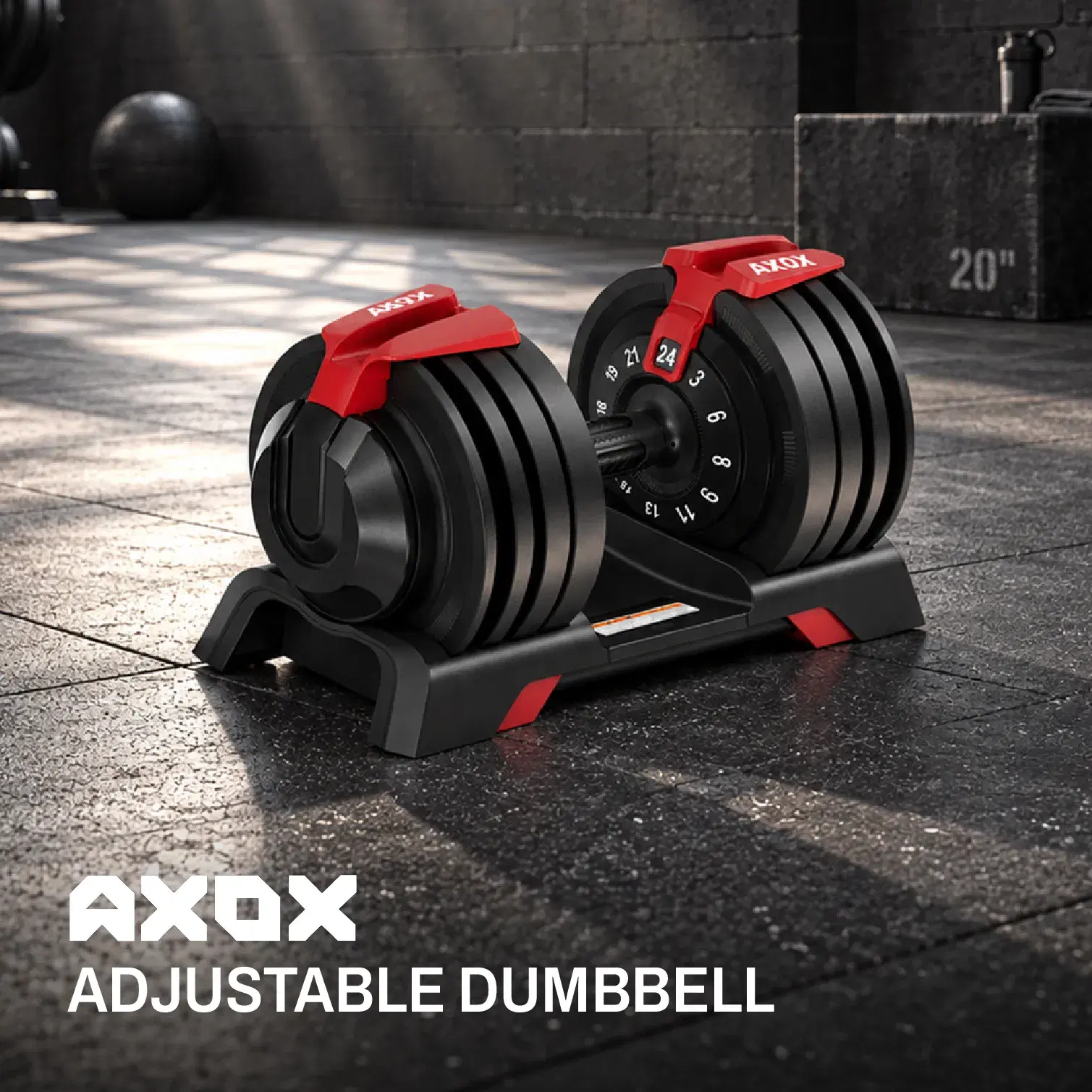 Axox Adjustable - Quick-Select Dumbbell