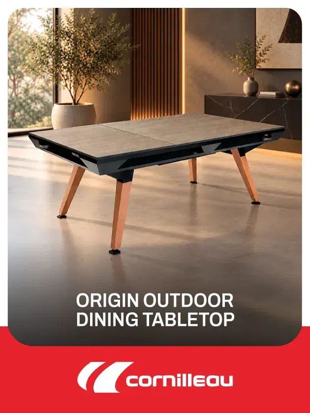 Cornilleau Origin Outdoor Wood Effect Dining Conversion Tabletop