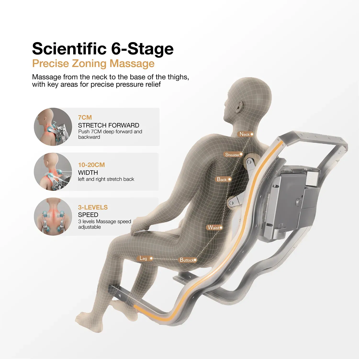 Nourest Aura V2 Full Body Massage Chair-Black