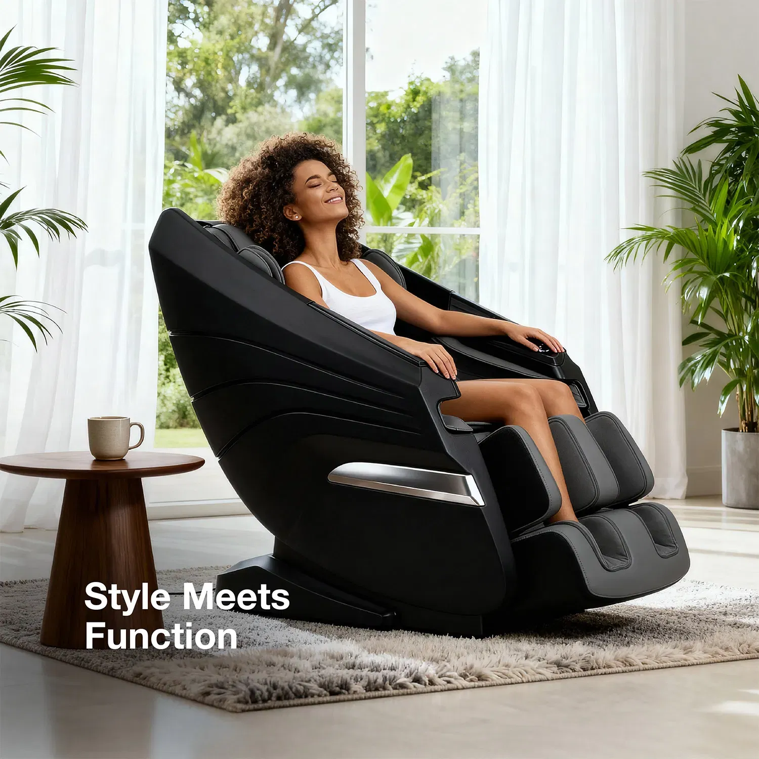 Nourest Aura V2 Full Body Massage Chair-Black