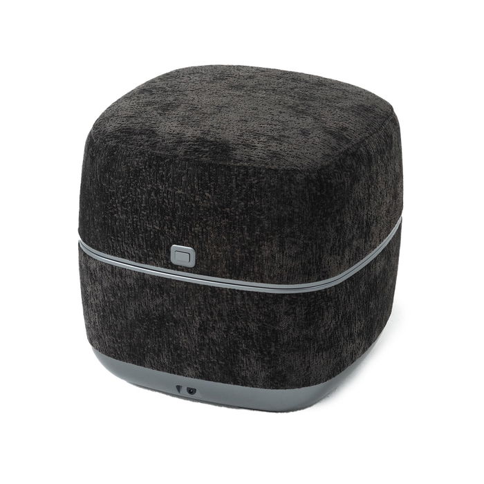 3-in-1 Comfort F1 Foot Massager + Ottoman-Black