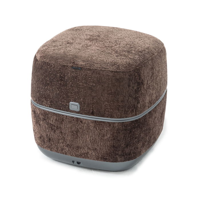 3-in-1 Comfort F1 Foot Massager + Ottoman-Brown