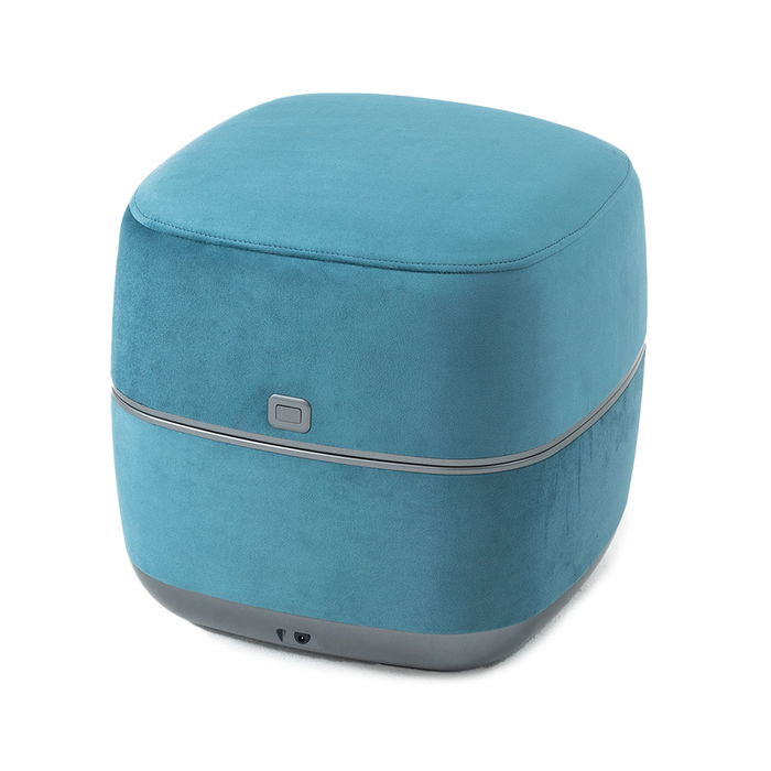 3-in-1 Comfort F1 Foot Massager + Ottoman-Light Blue
