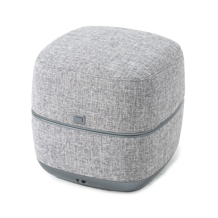 3-in-1 Comfort F1 Foot Massager + Ottoman-Light Grey