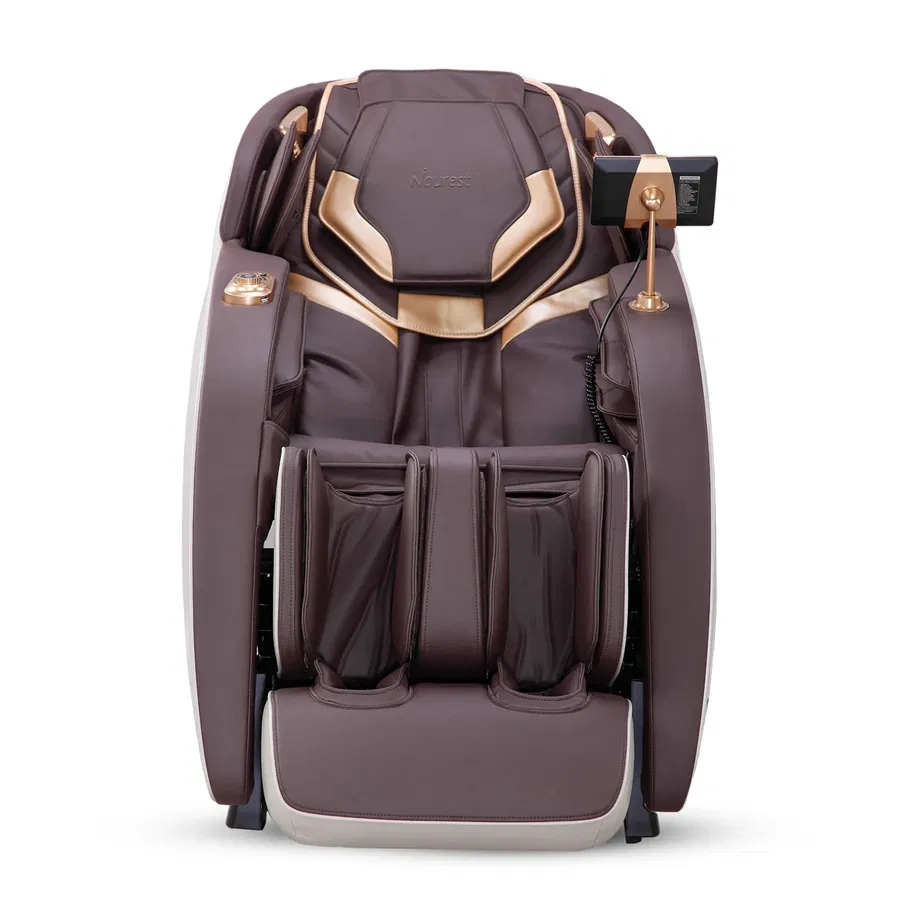 Nourest Nova 4D Full Body Massage Chair With Voice Control-Brown