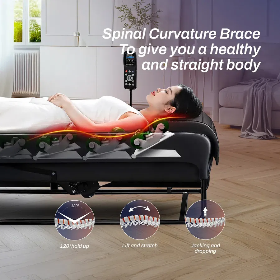 Nourest M4 Therapeutic Massage Bed with Jade Stone Roller
