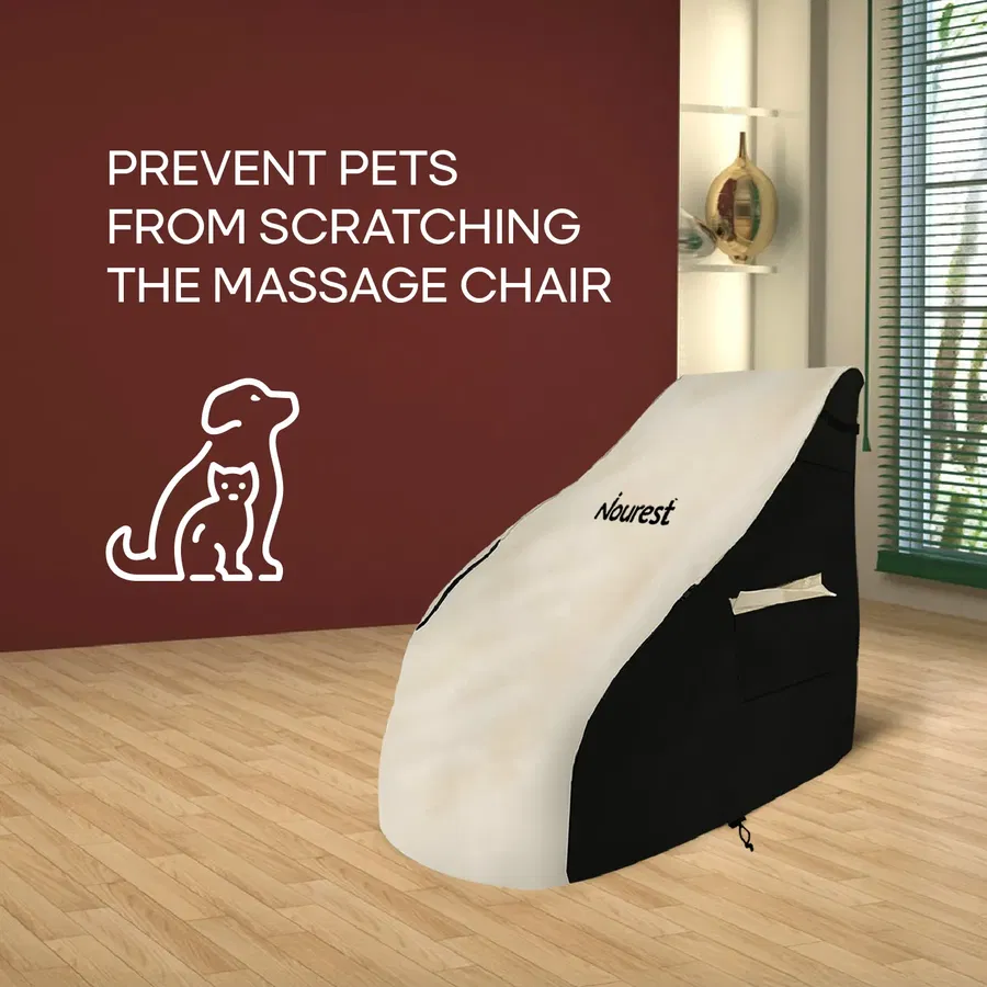 Nourest Massage Chair Cover- Premium Quality, Waterproof and Dustproof Protector-Medium (140x78x127cm)