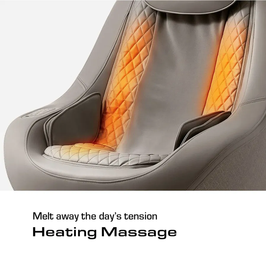 Nourest Orion Pro Automatic Recliner Massage chair With Ottoman-Brown