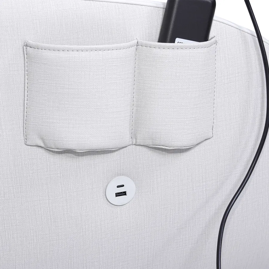 Nourest Orion 3D Rocking Recliner Massage chair With Ottoman V2.0-Grey