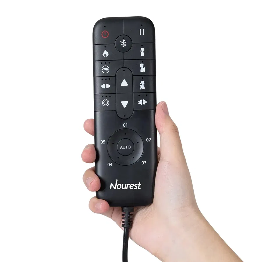 Nourest Orion 3D Rocking Recliner Massage chair With Ottoman V2.0-Brown