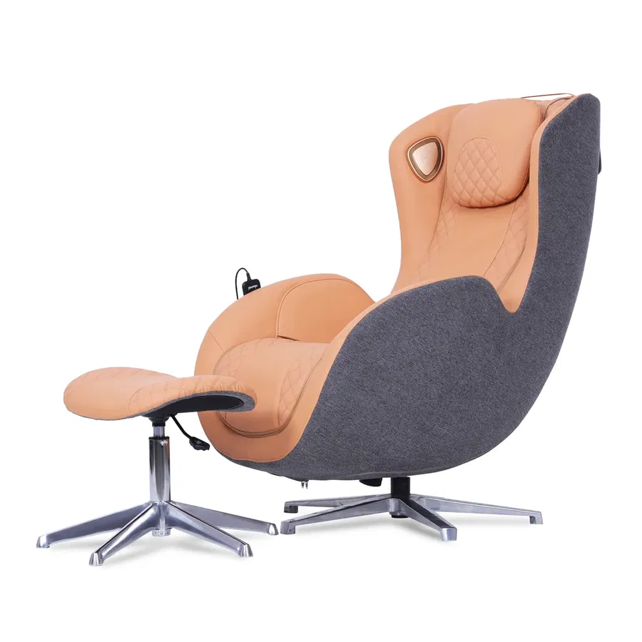 Nourest Orion 3D Rocking Recliner Massage chair With Ottoman V2.0-Brown